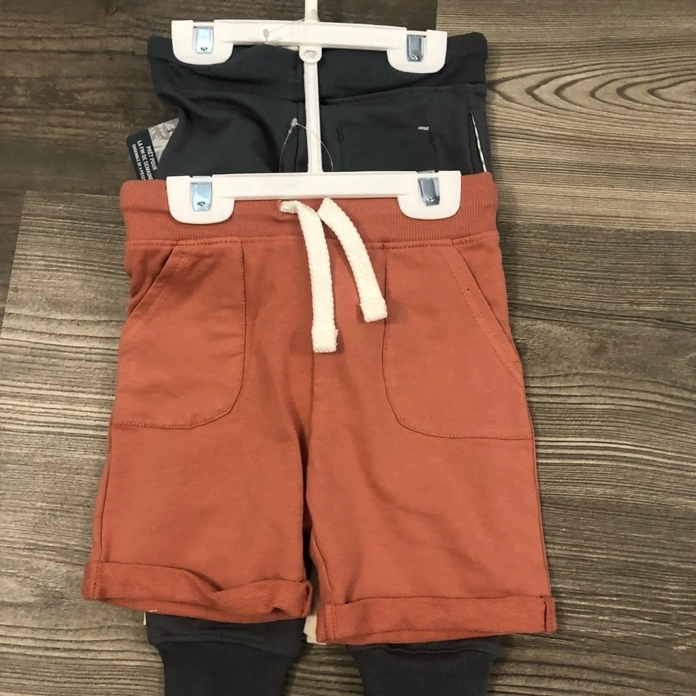 Tommy Bahama Kids' Cream Graphic T, Pants and Short  Set 24M